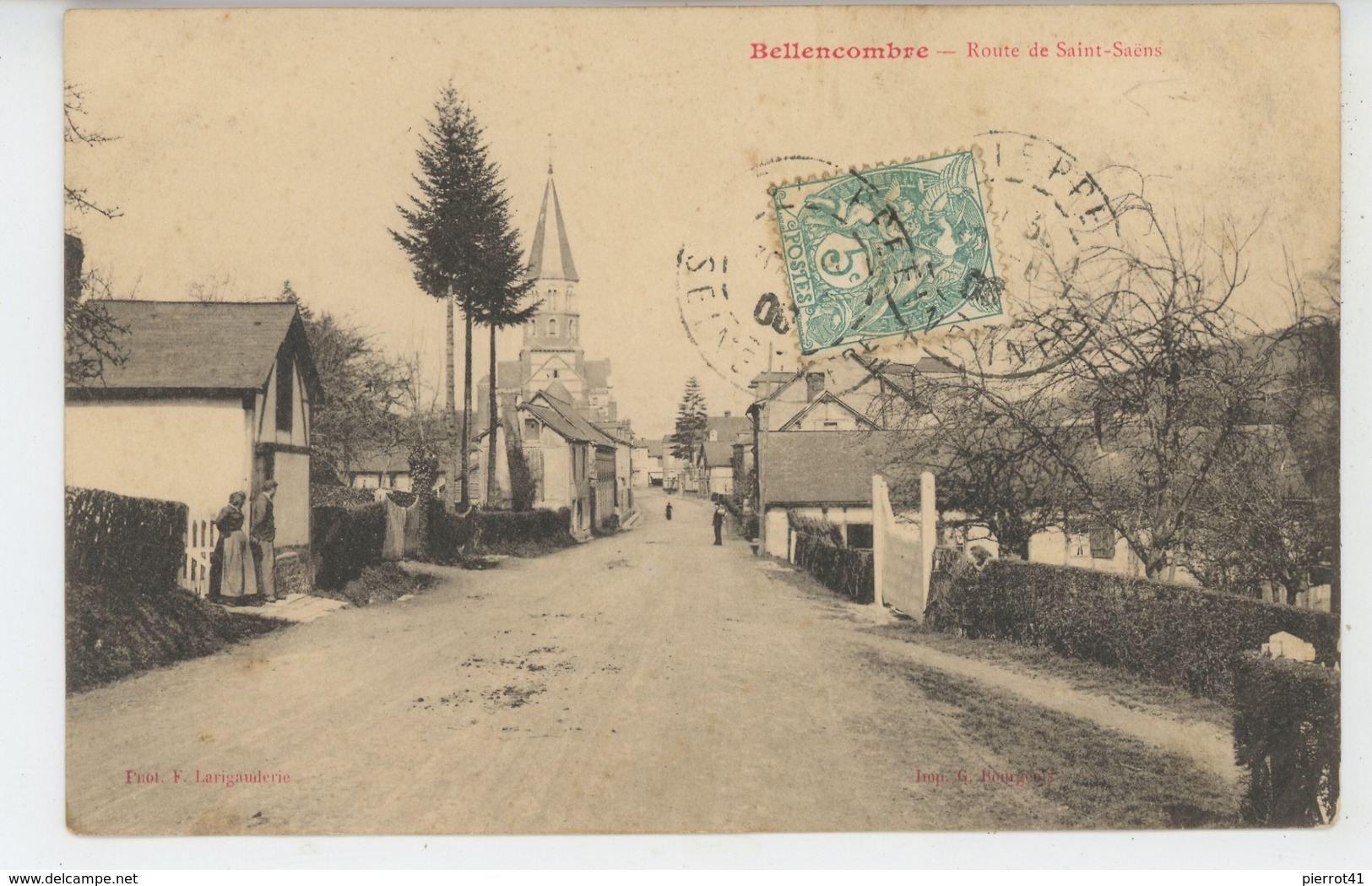 BELLENCOMBRE - Route De Saint Saens - Bellencombre