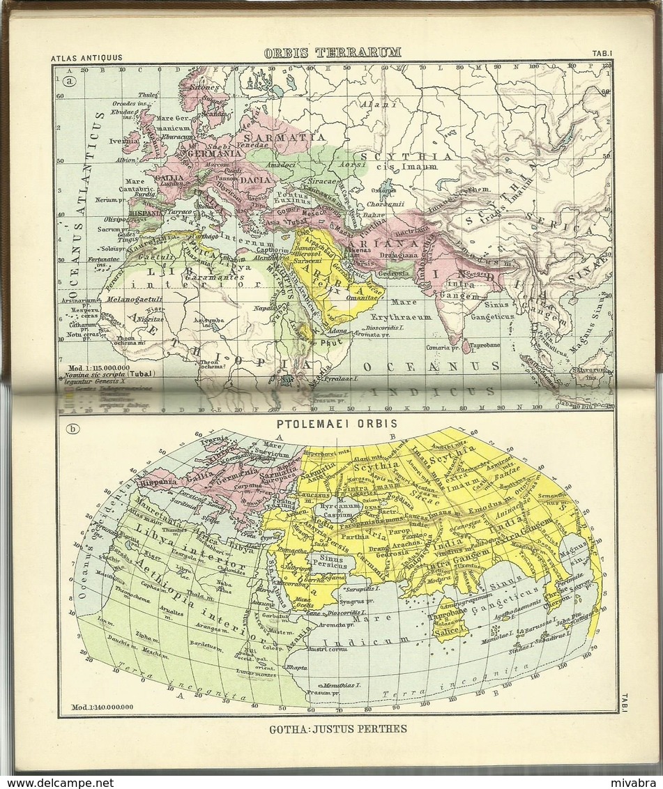 ATLAS ANTIQUUS - NEUNTE AUFLAGE JUSTUS PERTHES 1931 - Landkarten