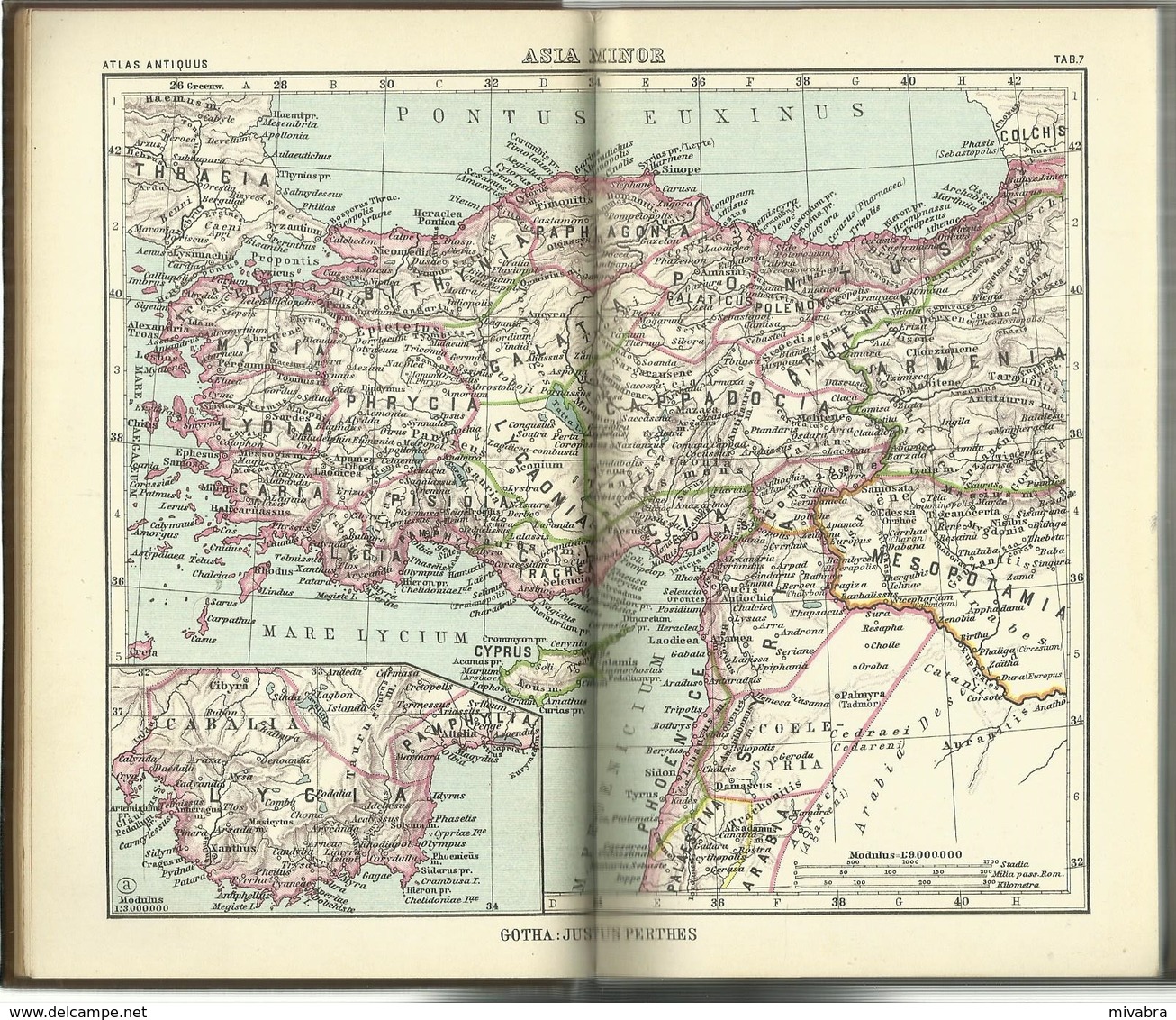 ATLAS ANTIQUUS - NEUNTE AUFLAGE JUSTUS PERTHES 1931