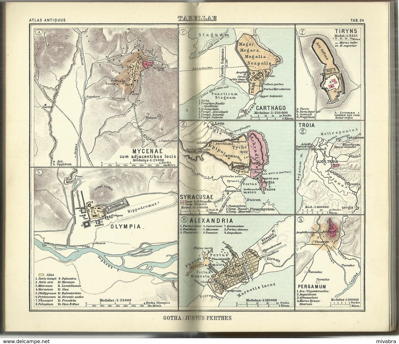 ATLAS ANTIQUUS - NEUNTE AUFLAGE JUSTUS PERTHES 1931