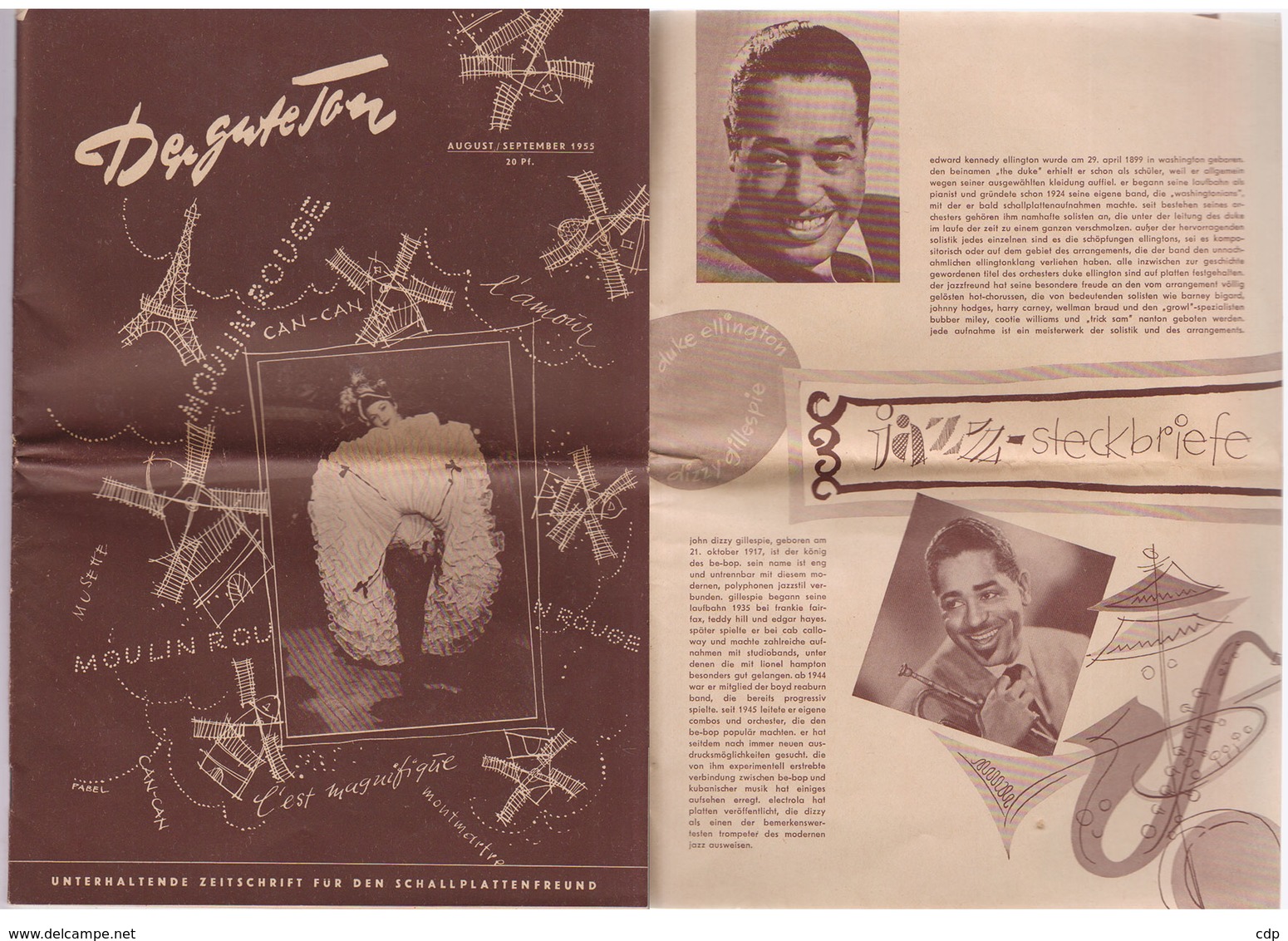 Der Gute Ton...le Bon Son...duke Ellington-dizzy Gillespie   1955 - Muziek