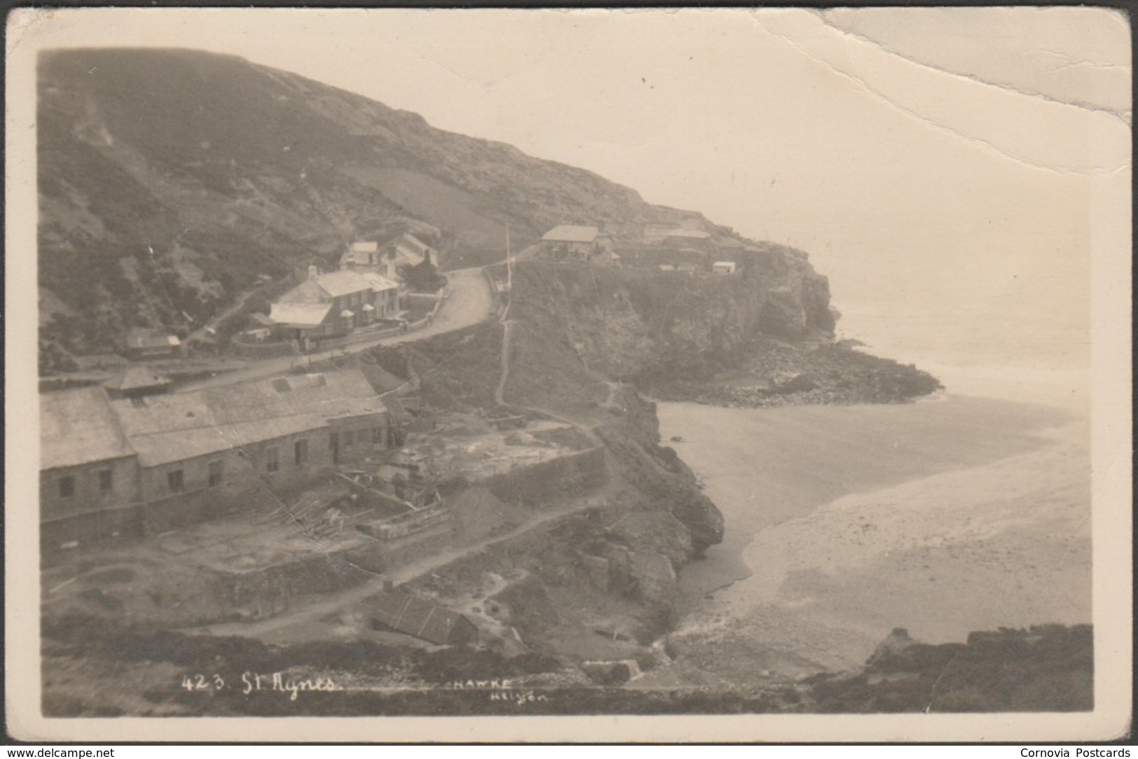 St Agnes, Cornwall, C.1920s - Hawke RP Postcard - Other & Unclassified