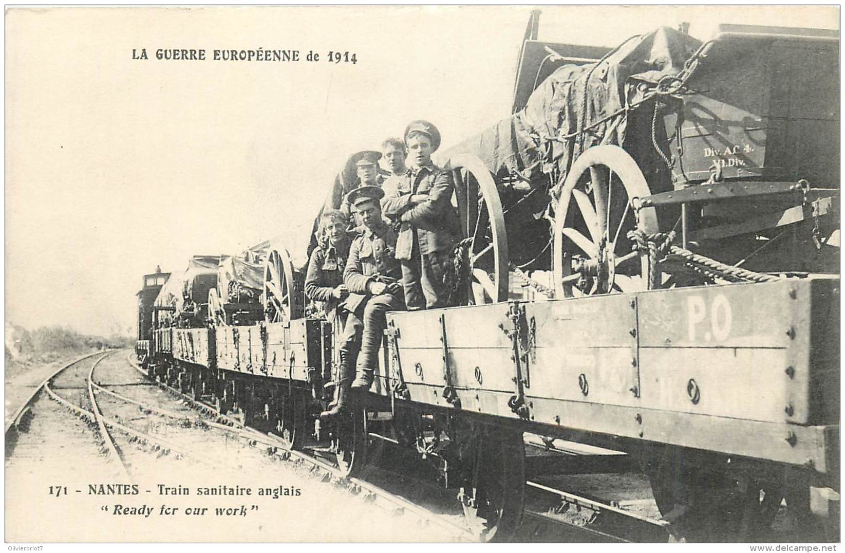 Guerre 1914-1915 - Train Sanitaire Anglais - Guerre 1914-18