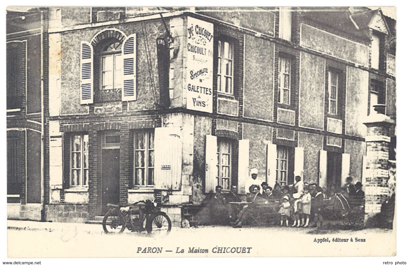 Cpa Paron - La Maison Chicouet - Paron