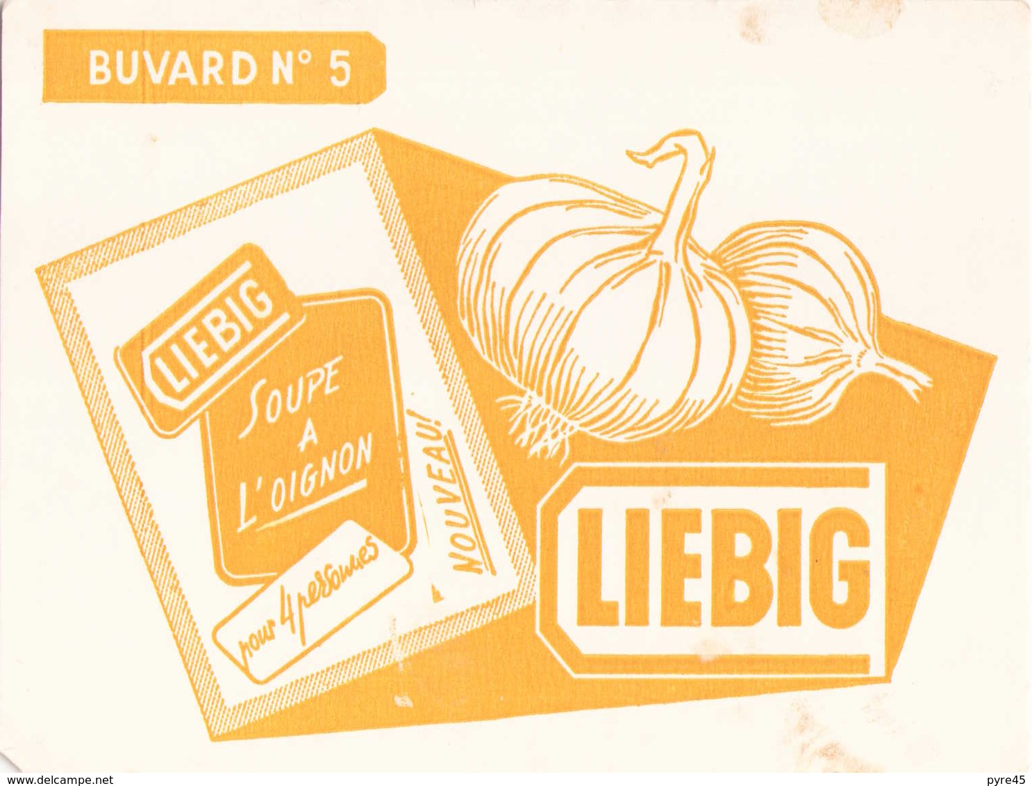 Buvard " Liebig " ( Pliures, Taches 20 X 14.5 Cm ) - Soep En Saus