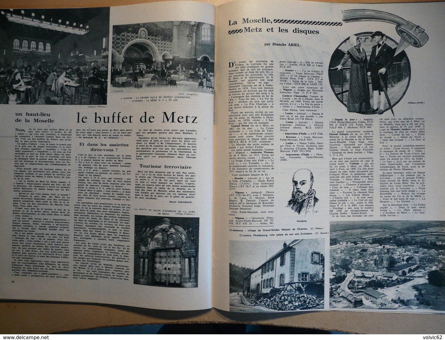 Vie du Rail 881 1963 Metz houillières agriculture histoire tourisme tramways apach contz les bains knutange forbach