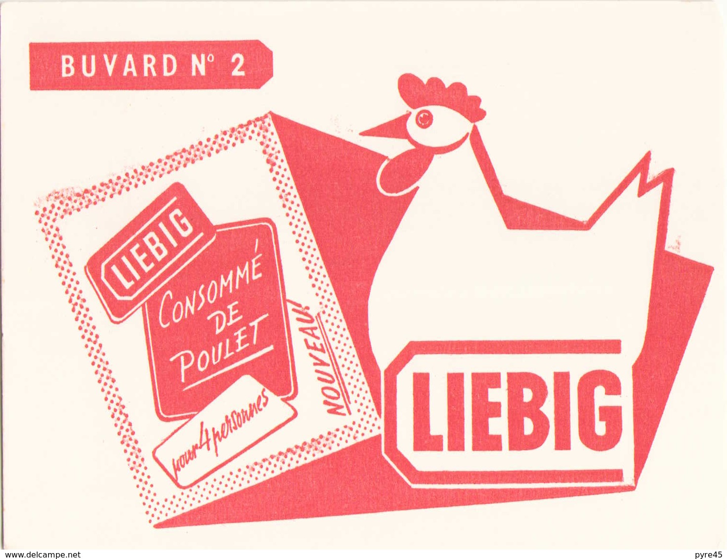 Buvard " Liebig " ( Pliures,  20 X 14.5 Cm ) - Minestre & Sughi