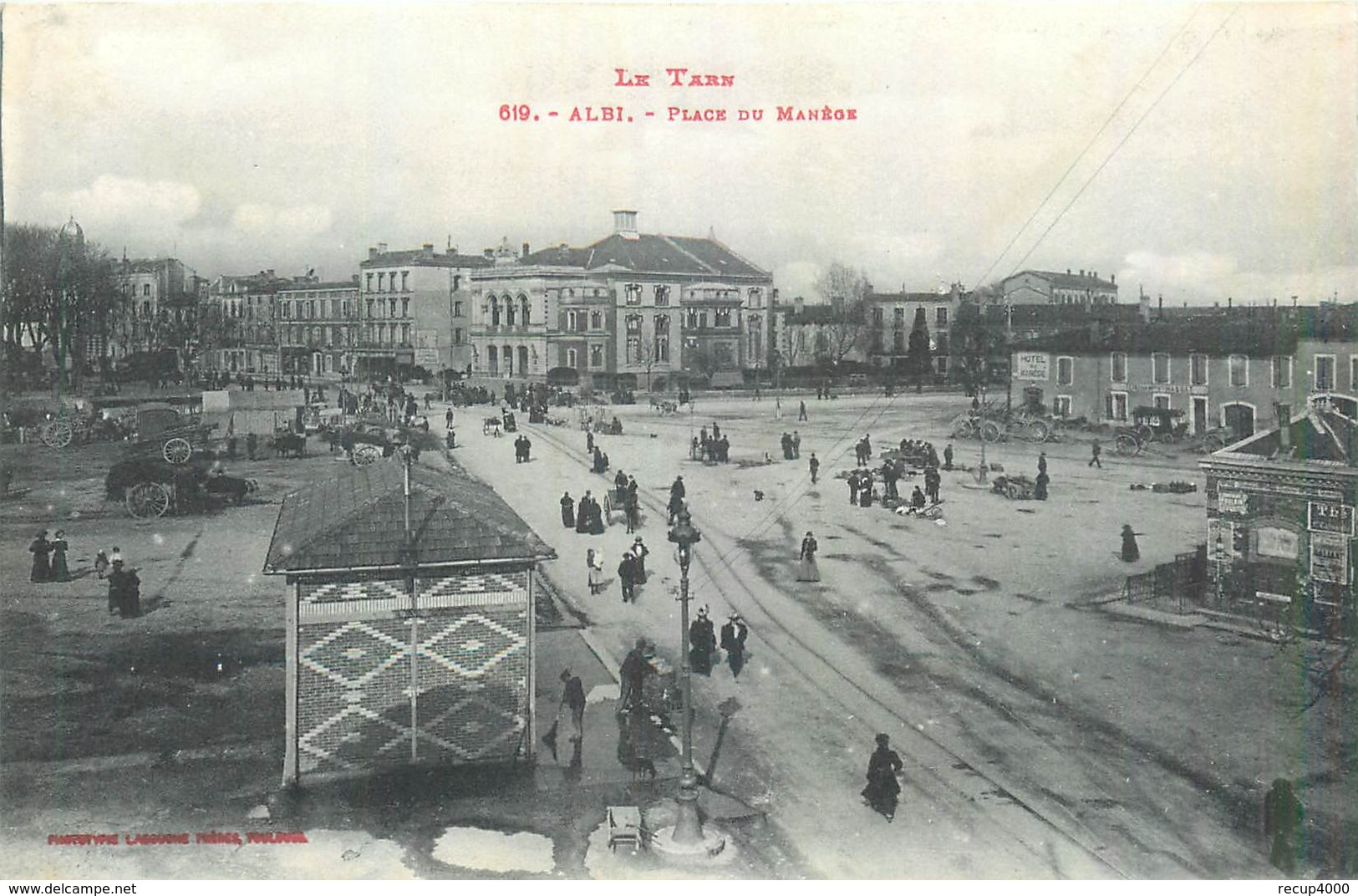 81 ALBI  Place Du Manège   2scans - Albi