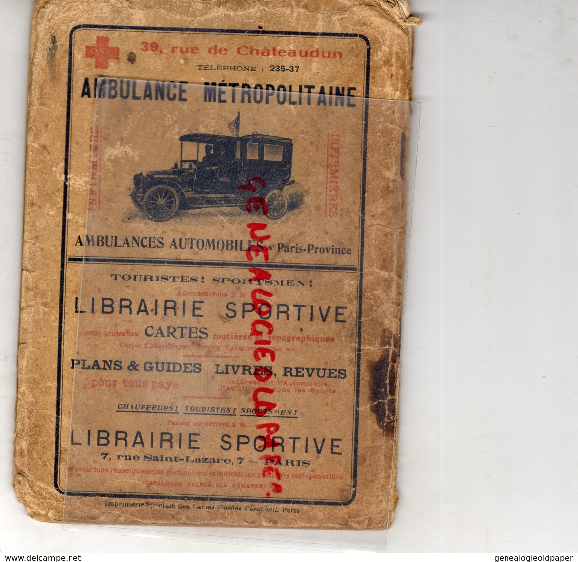 75- PARIS- CARTES GUIDE CAMPBELL-AUTOMOBILE CLUB FRANCE-LE CENTRE-LOIRET-AUBE-YONNE-CHER-NIEVRE-CREUSE-INDRE-ALLIER - Roadmaps