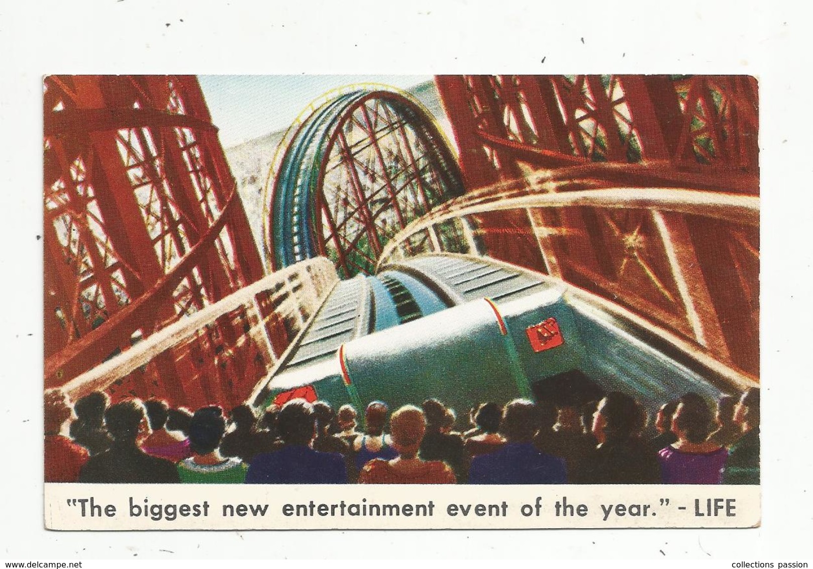 Cp , Etats Unis , I WAS IN CINERAMA ! "the Biggest New Entertainment Event Of The Year" Life , 2 Scans - Autres & Non Classés