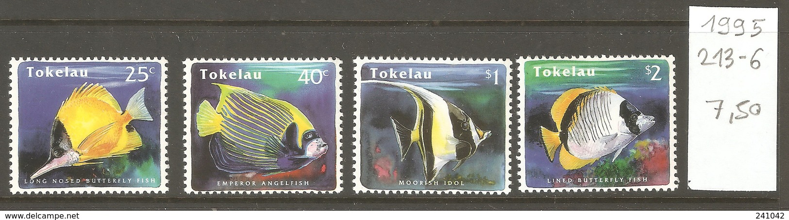 Tokelau, 1995, Poissons - Tokelau