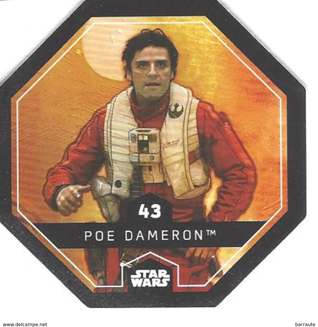 JETON LECLERC STAR WARS   N° 43 POE DAMERON - Power Of The Force