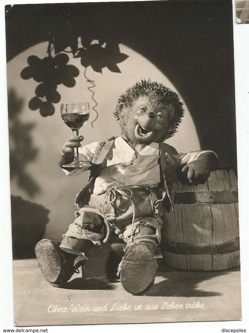 X2272 Mecki Peluche Aus Den Filmen Der Gebruder Diehl Und Redaktionsigel Von Hor Zu - Ohne Wein / Viaggiata 1959 - Mecki