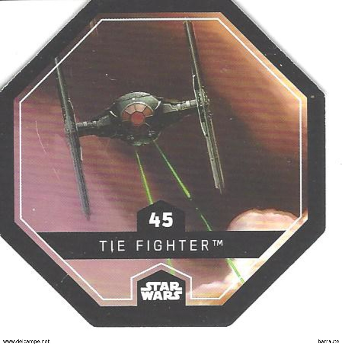 JETON LECLERC STAR WARS   N° 45 THE FLIGHTER - Poder De La Fuerza