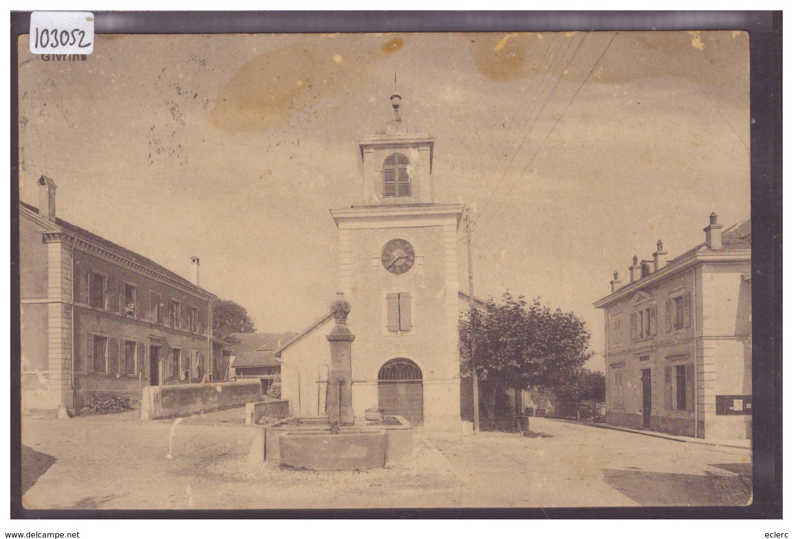 DISTRICT DE NYON - GIVRINS - L'EGLISE - ( PETITS GRATTAGES EN SURFACE ) - Givrins