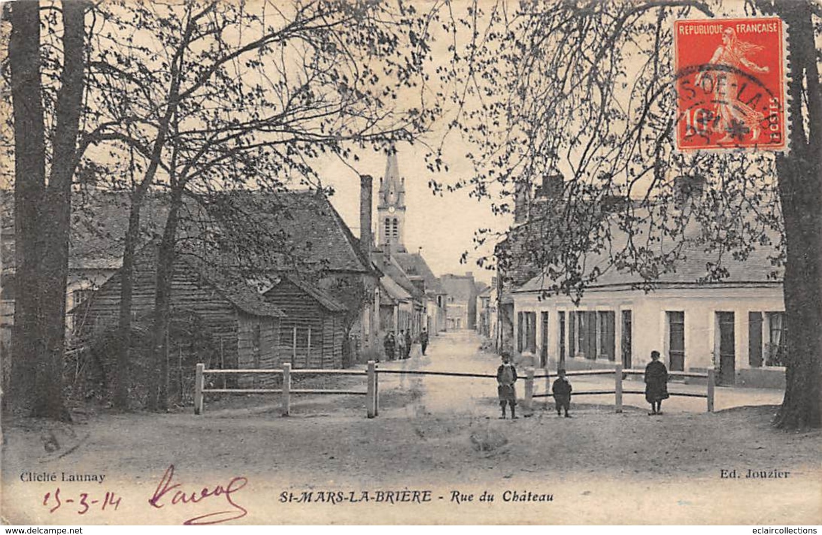 Saint Mars La Brière   44   Rue Du Château      (voir Scan) - Andere & Zonder Classificatie