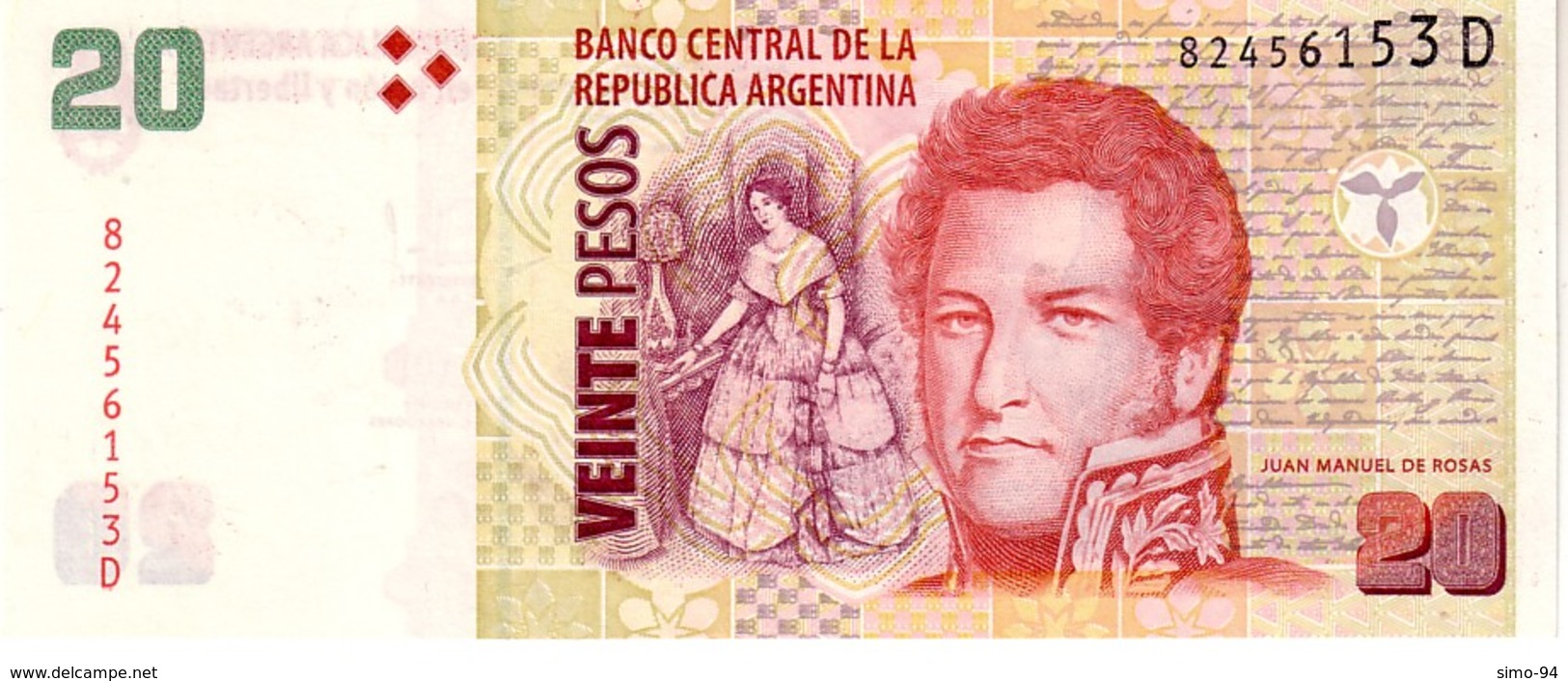 Argentina P.355 20 Pesos 2014  D  Unc - Argentinië