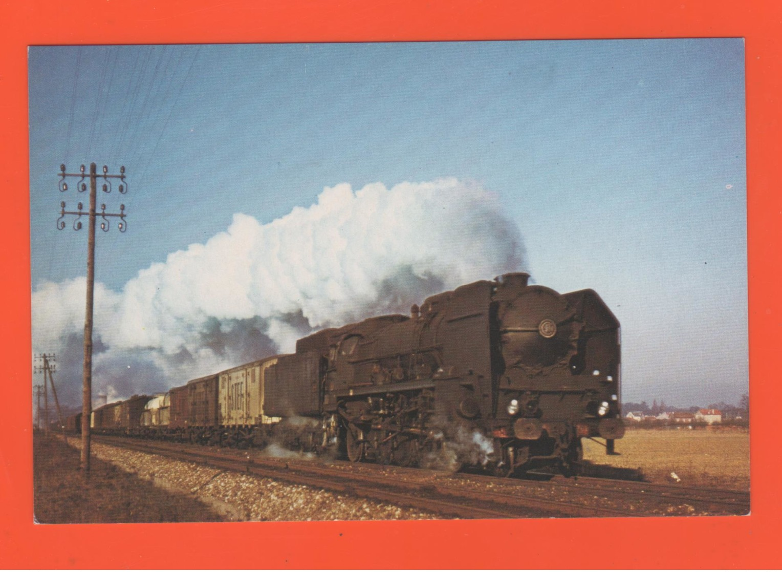 PL/2 UNE 141 P EN DIRECTION DE TROYES A GRETZ JANVIER 1963 - Railway