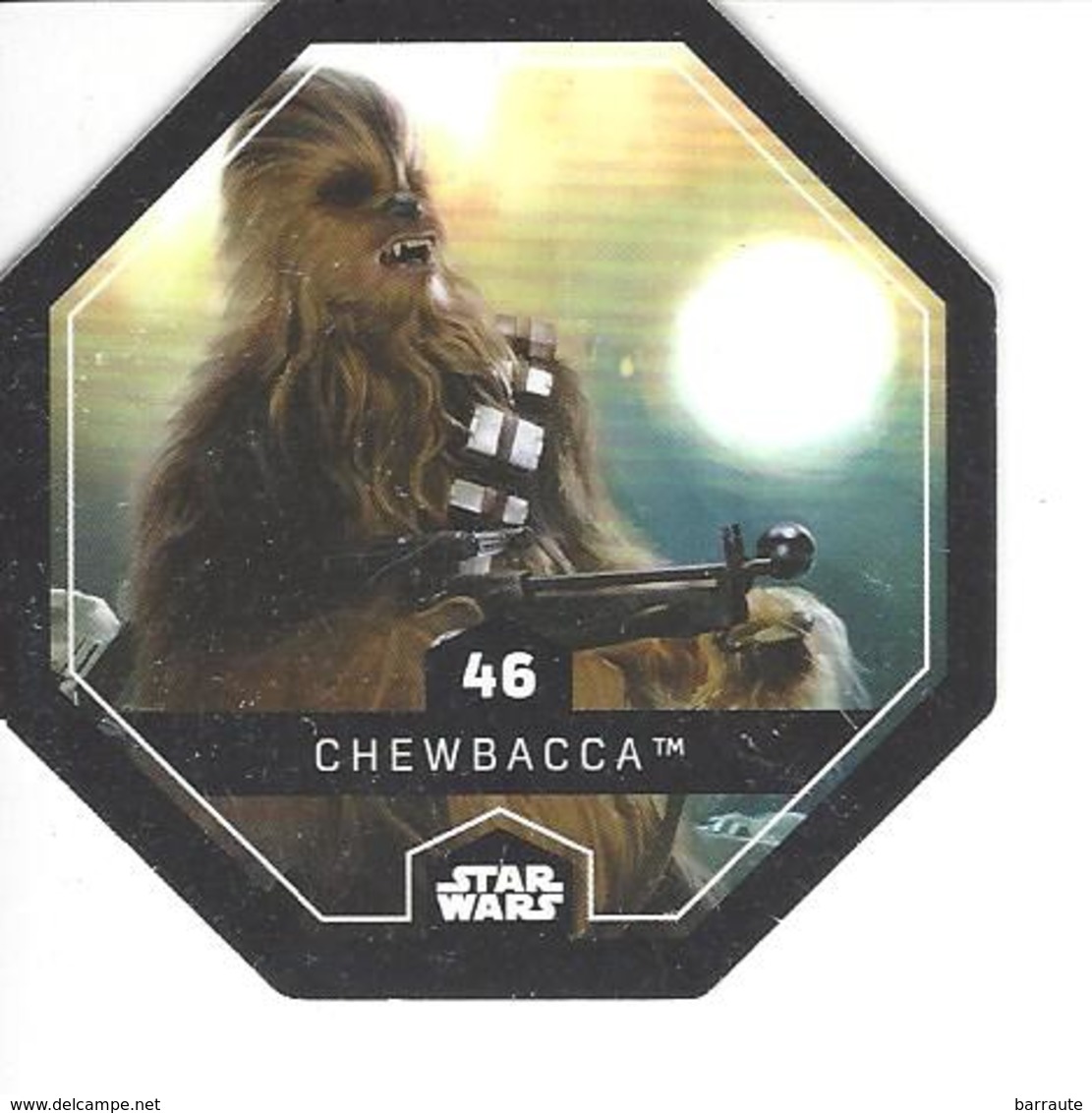 JETON LECLERC STAR WARS   N° 46 CHEWBACCA - Power Of The Force