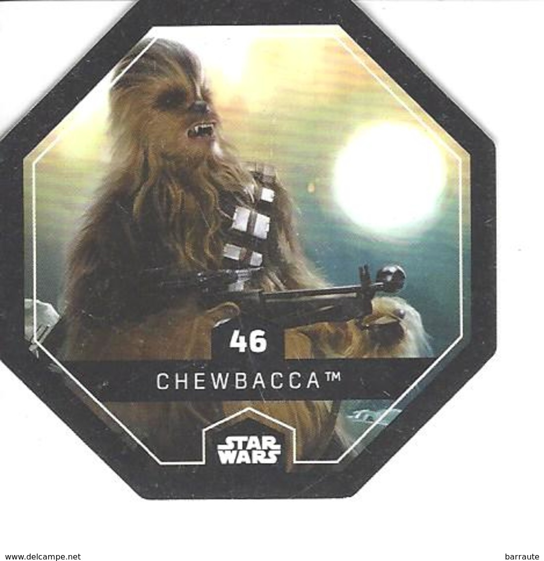 JETON LECLERC STAR WARS   N° 46 CHEWBACCA - Power Of The Force