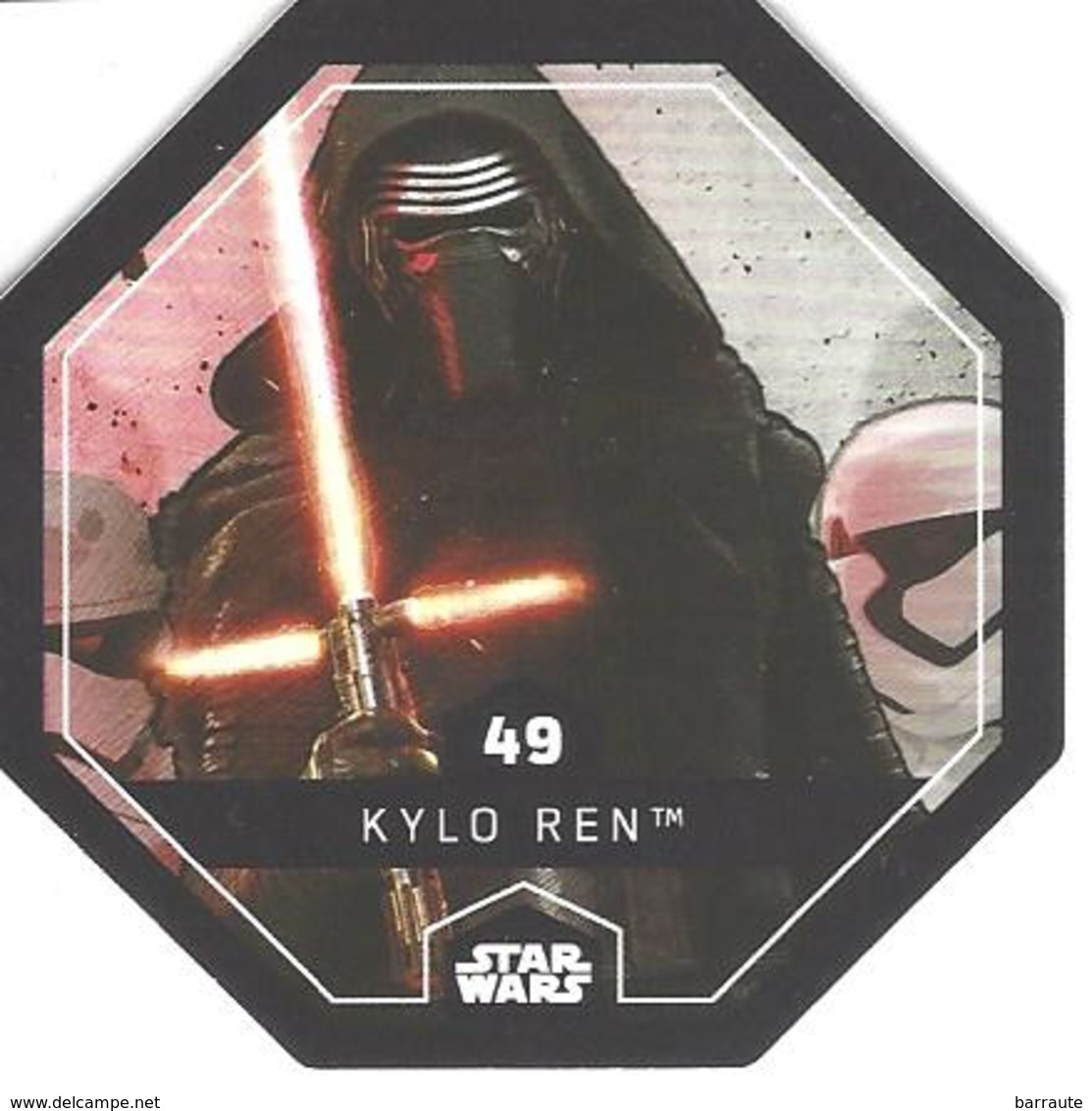 JETON LECLERC STAR WARS   N° 49 KYLO REN - Power Of The Force