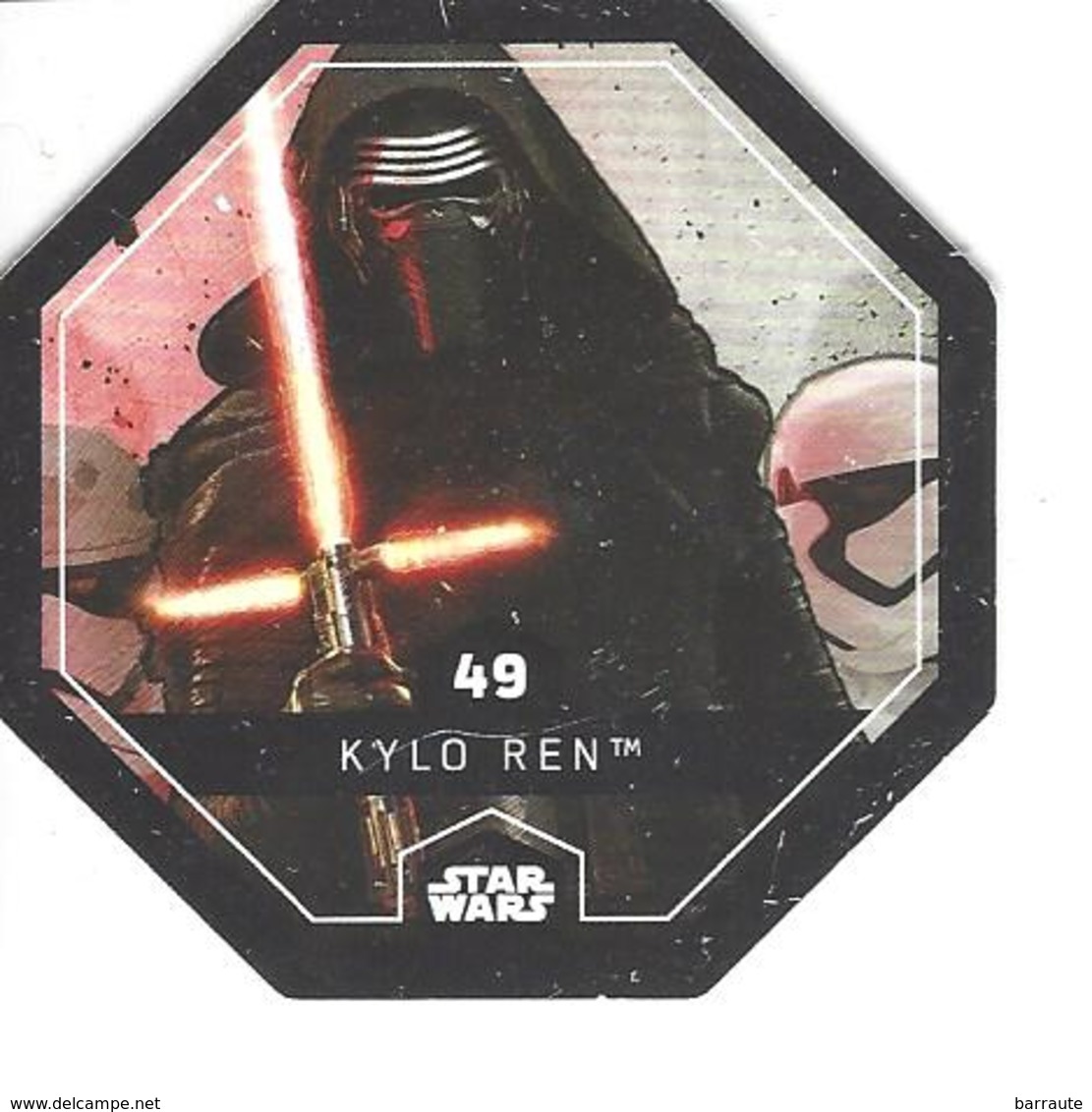 JETON LECLERC STAR WARS   N° 49 KYLO REN - Power Of The Force