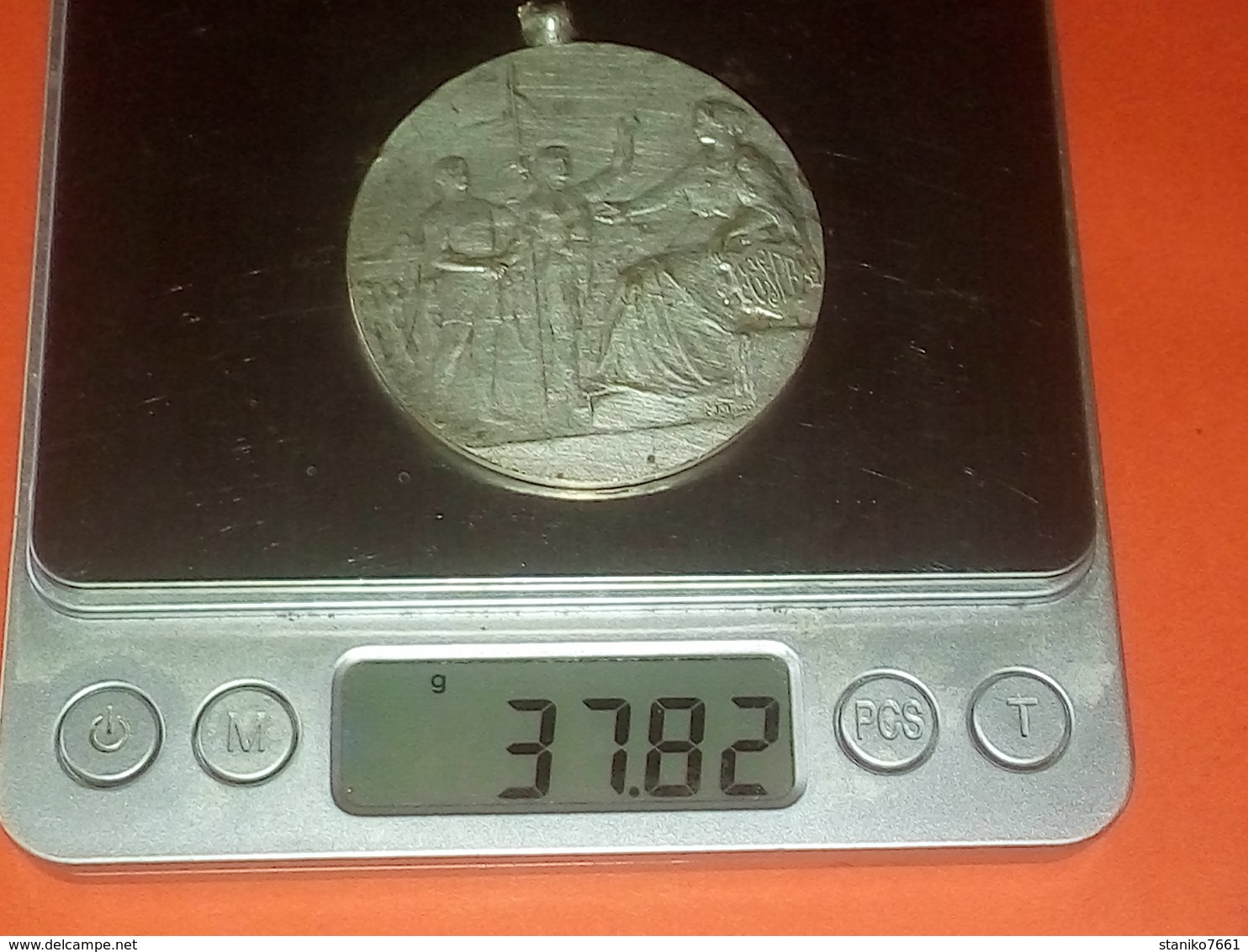 ANCIENNE MÉDAILLE BRONZE ARGENTE PATRONAGES DE FRANCE U.R.S. PARIS 1921 Graveur G. DEDIEU Diamètre 41 Mm 37.42 Gr. - Sonstige & Ohne Zuordnung