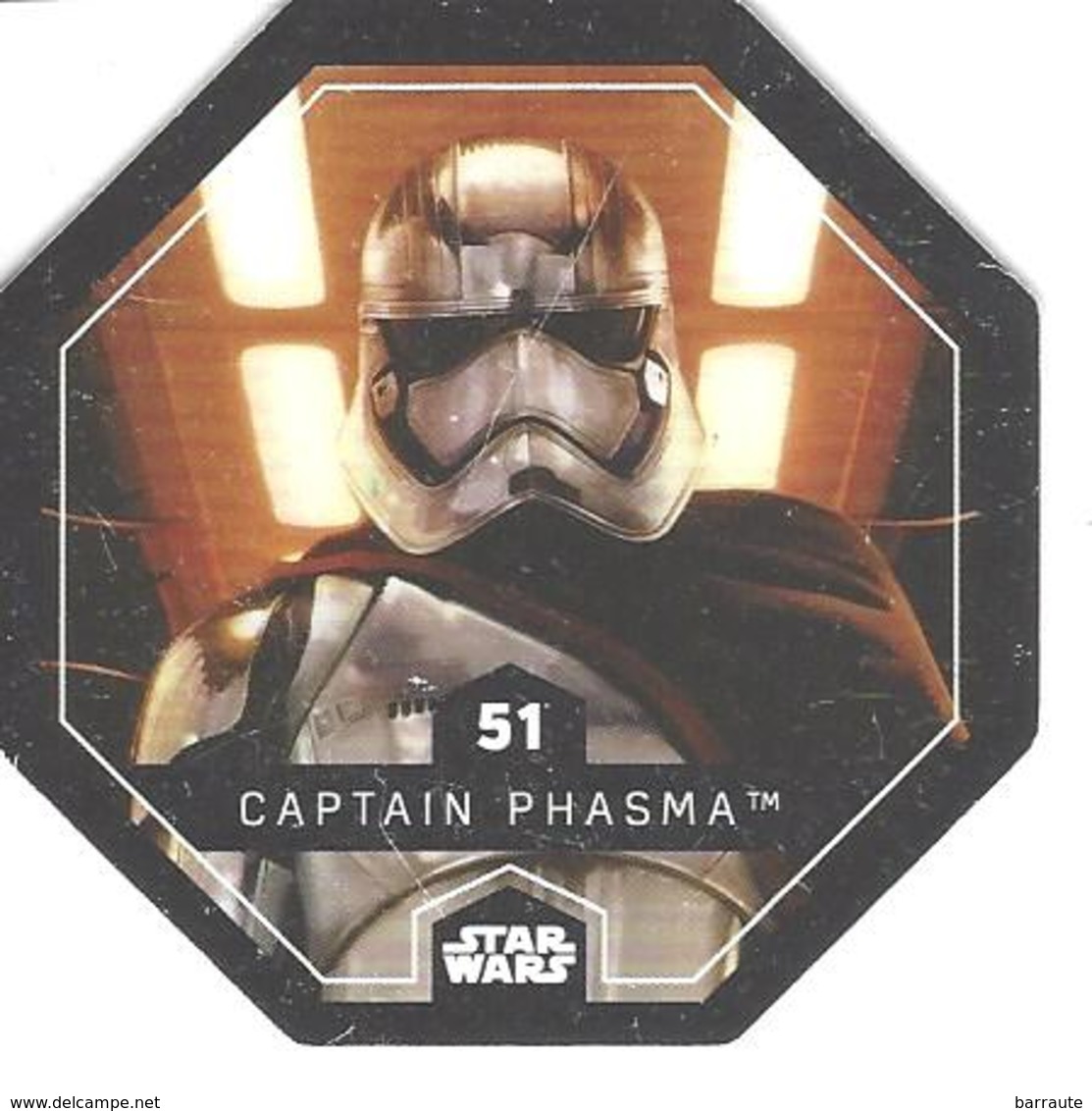 JETON LECLERC STAR WARS   N° 51 CAPTAIN PHASMA - Power Of The Force