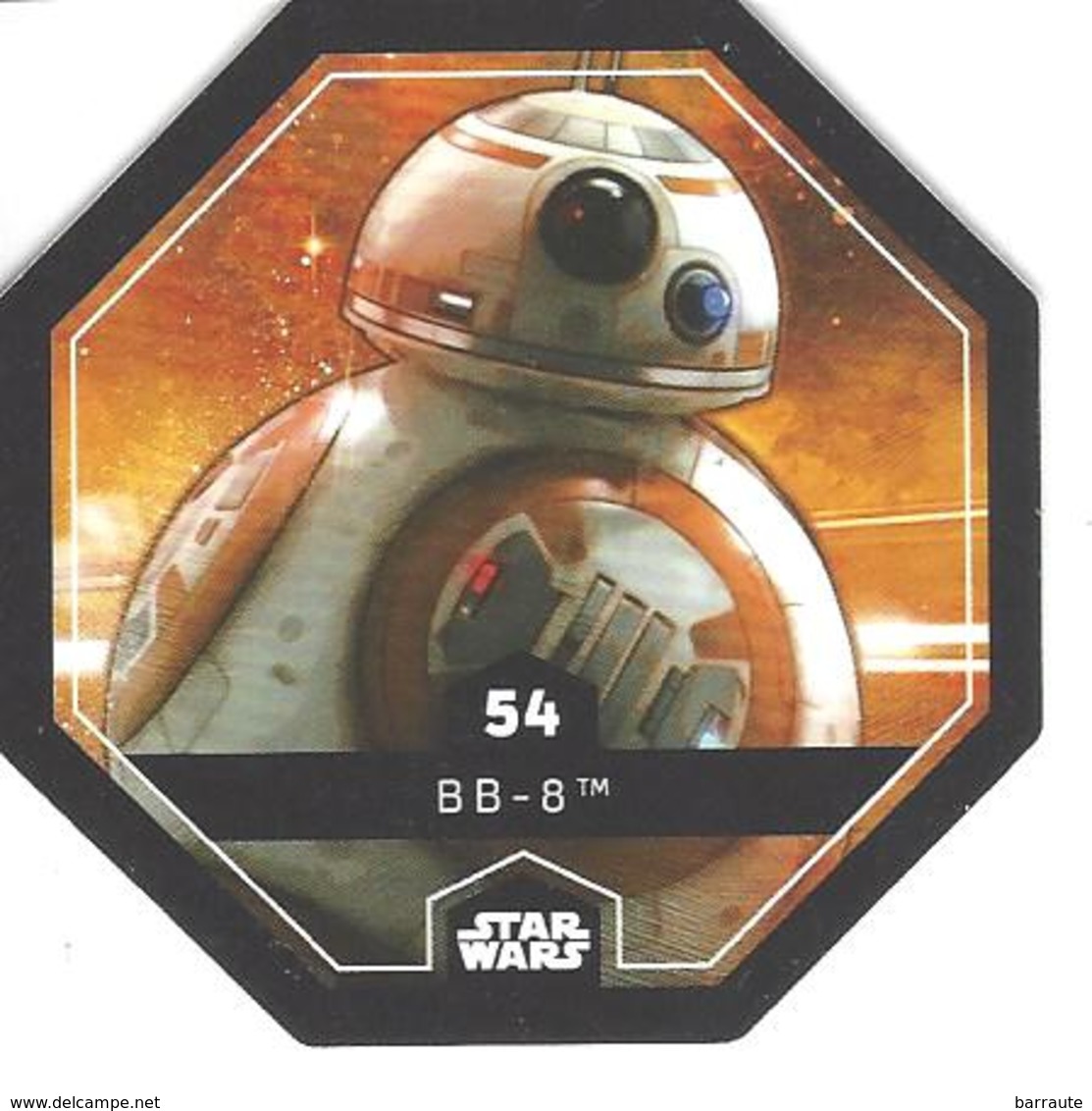 JETON LECLERC STAR WARS   N° 54  BB-8 - Power Of The Force