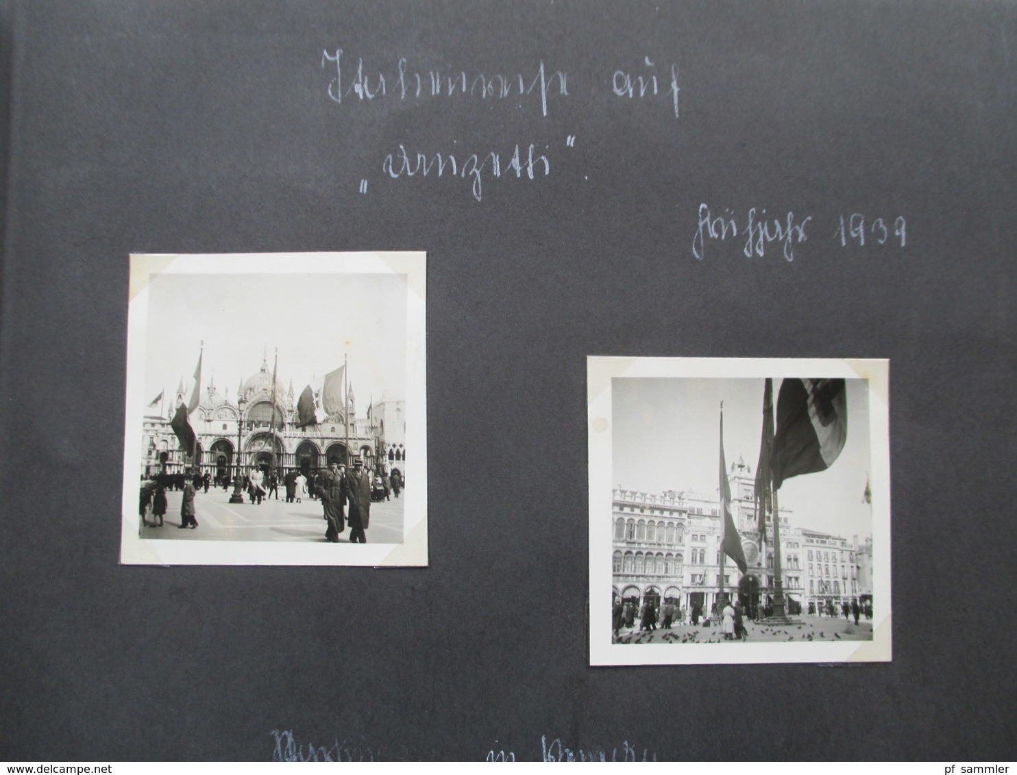 Fotoalbum 1939 / 40 Schiffsreise Um Italien U. Arbeitsdienst Greifswald / RAD / Wehrmacht / Marine / Soldaten 176 Bilder - Alben & Sammlungen