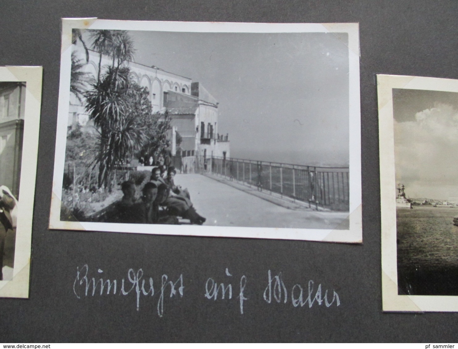 Fotoalbum 1939 / 40 Schiffsreise um Italien u. Arbeitsdienst Greifswald / RAD / Wehrmacht / Marine / Soldaten 176 Bilder