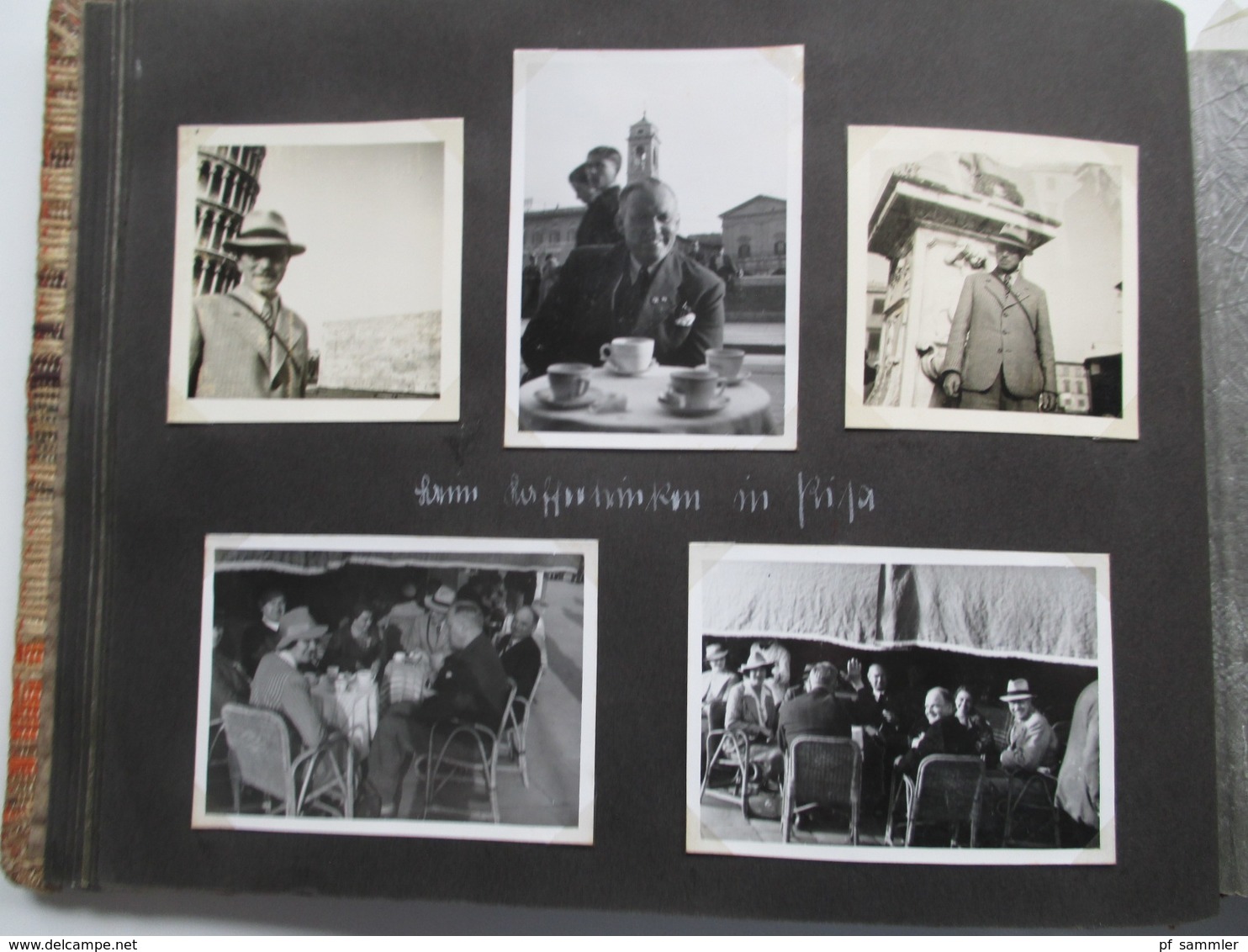 Fotoalbum 1939 / 40 Schiffsreise um Italien u. Arbeitsdienst Greifswald / RAD / Wehrmacht / Marine / Soldaten 176 Bilder