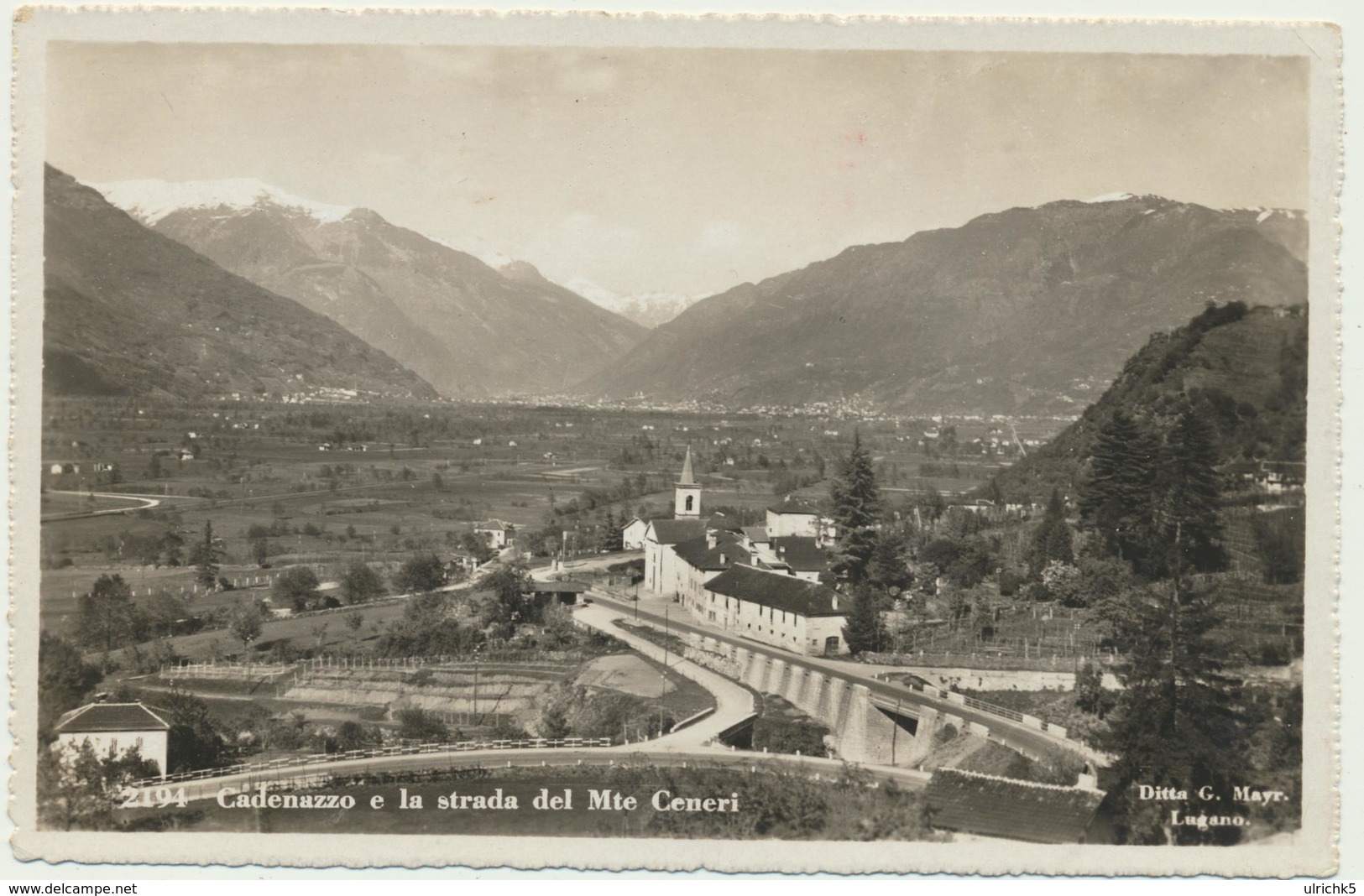 Cadenazzo - E La Strada Del Monte Ceneri - Autres & Non Classés