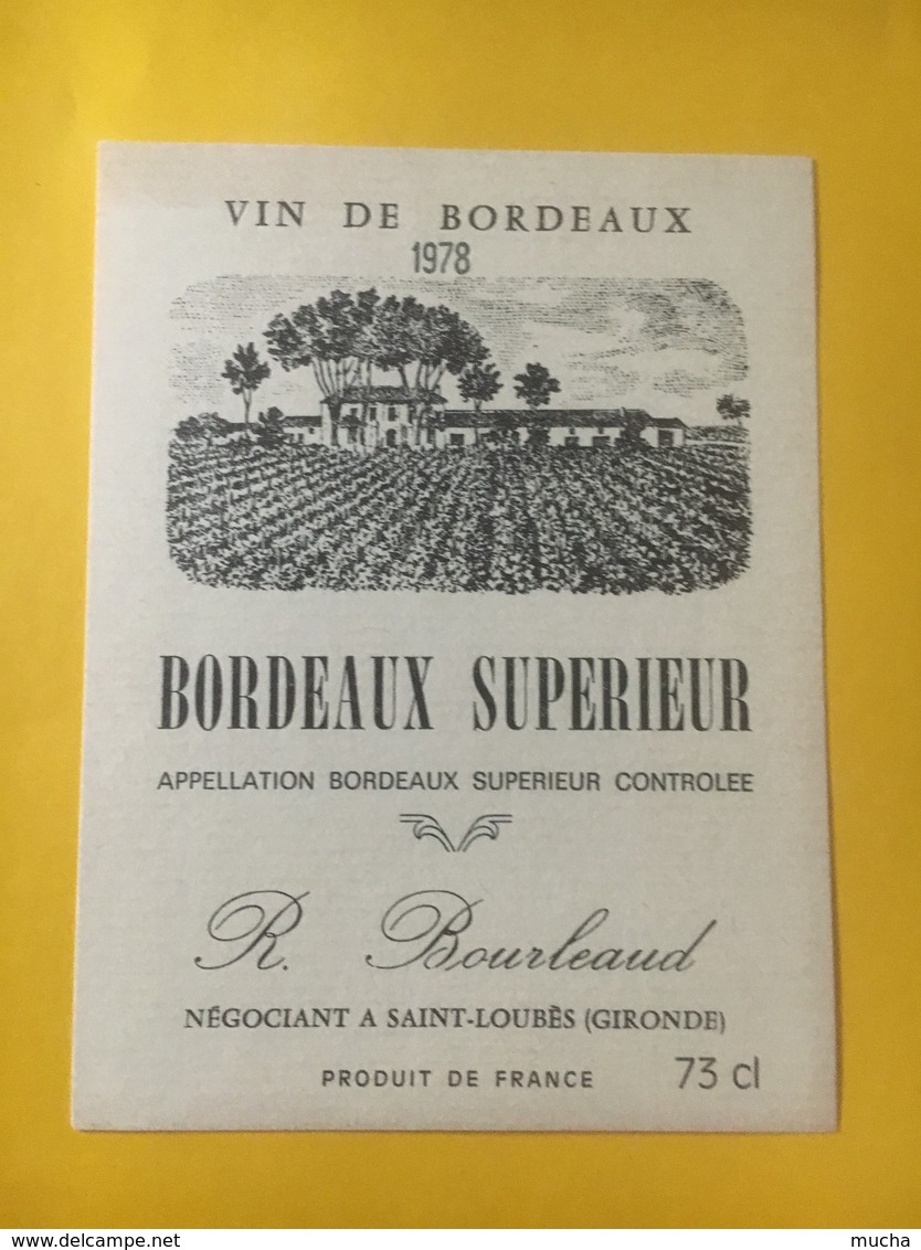 8207 - Bordeaux Supérieur  1978 - Bordeaux