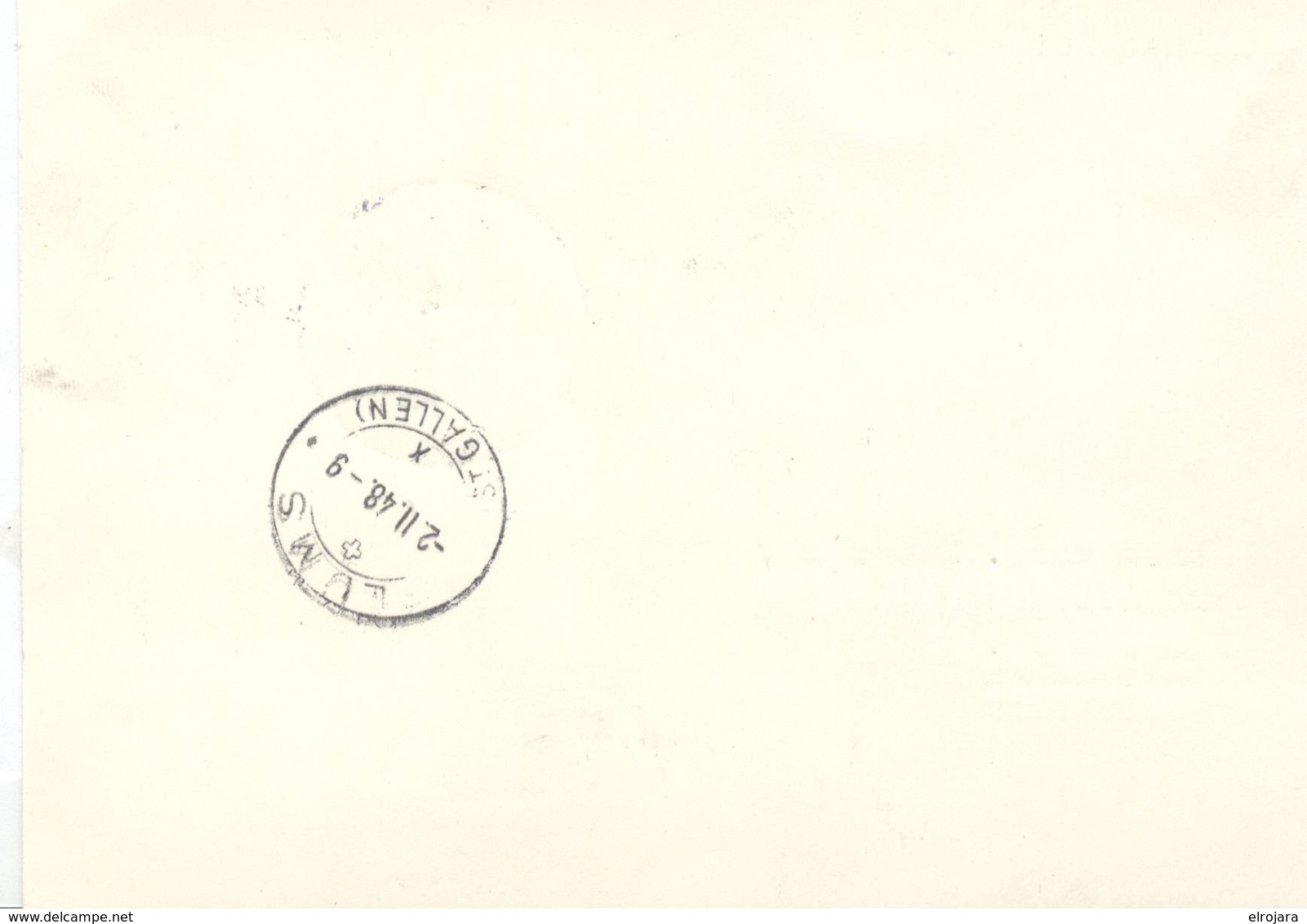 Switzerland Registered Cover With Olympic Stamps And Cancel From 30.1.48 The Opening Day Of The Games - Hiver 1948: St-Moritz