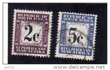 Afrique Du Sud-South Africa 1961,Timbres-taxe = Postage Due 1961, Oblitérés-used - Portomarken