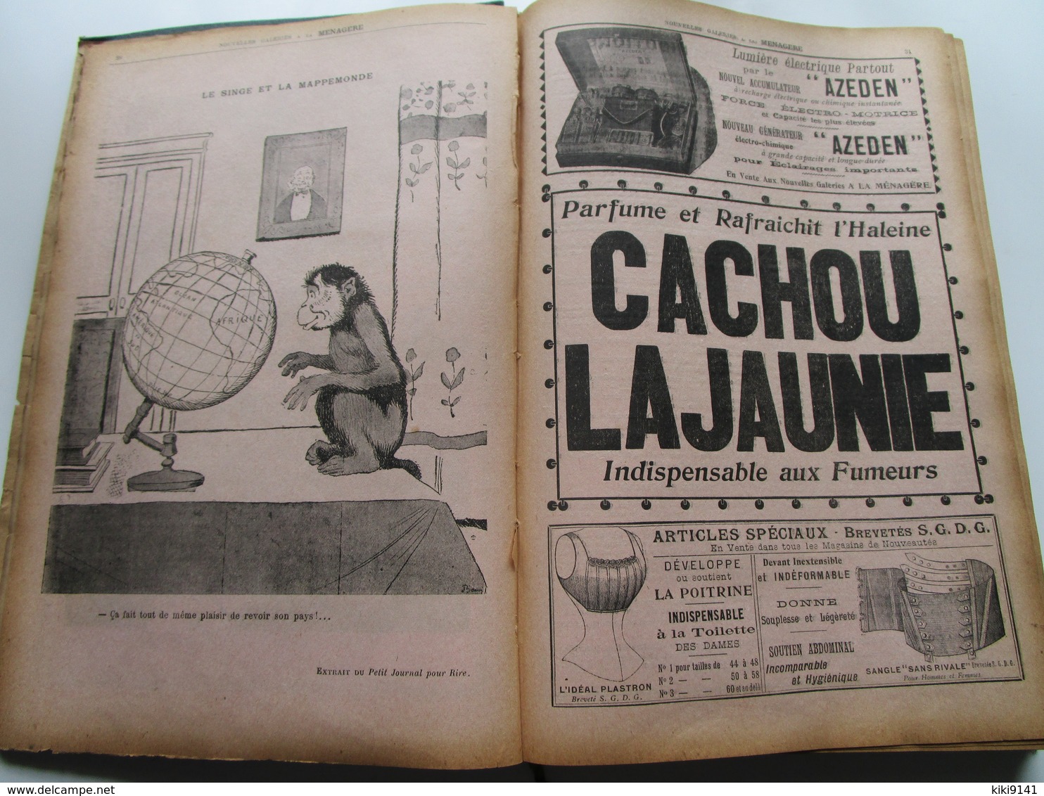 Nouvelles Galeries à La Ménagère - AGENDA BUVARD 1909 (430 Pages) - Big : 1921-40