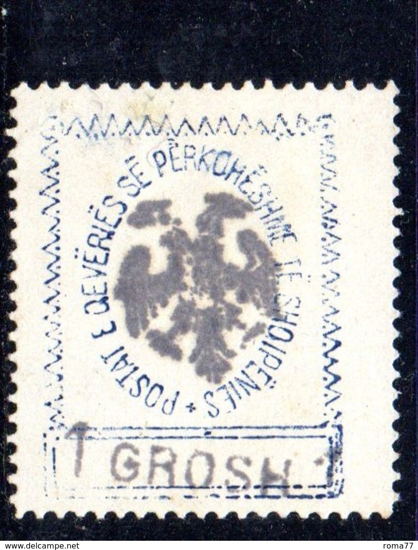 490 60 - ALBANIA 1913 ,  Indipendenza Yvert  N. 23  Nuovo Senza Gomma - Albania