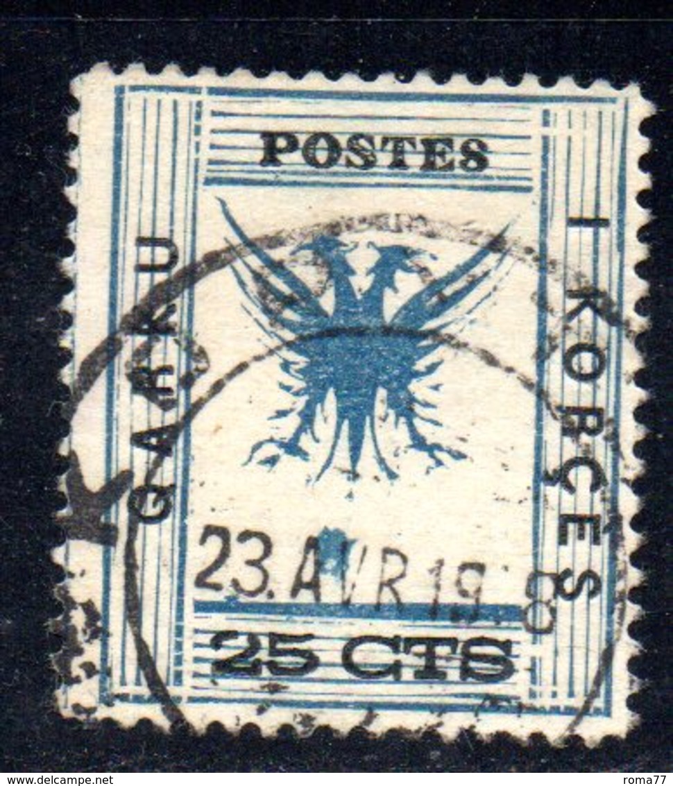 81 490 - ALBANIA 1917 ,  Koritza Yvert  N. 60 Nuovo  *  (QARKU). - Albanie