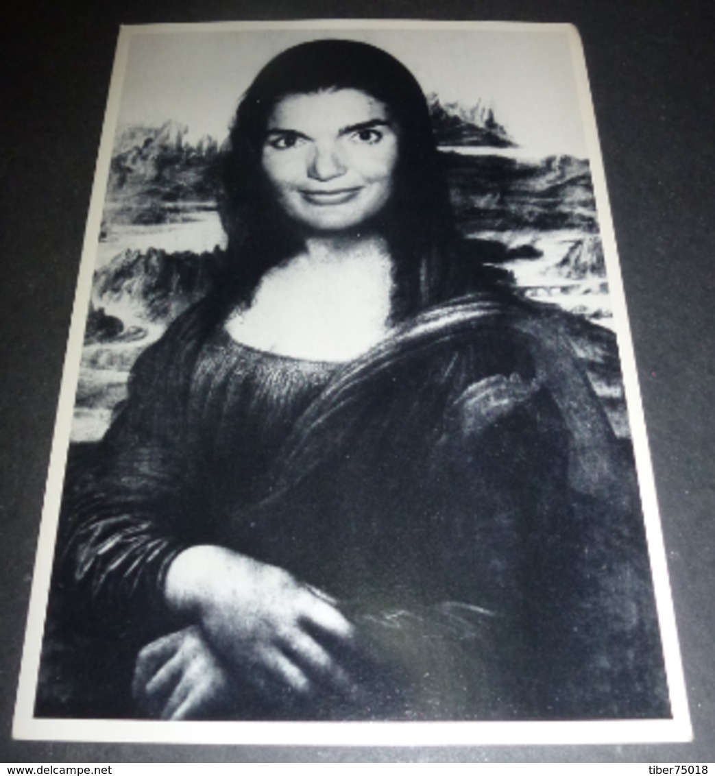 Carte Postale - Mona Lisa - La Joconde - Jackie O'Lisa - Americard (U.S.A.) - Publicidad