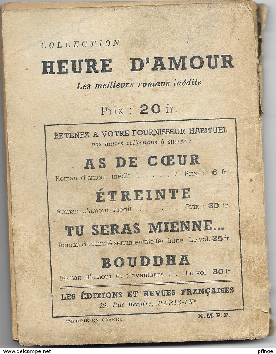 Le Bar Du Lotus Par Louis De La Hattais - Heure D'amour N°1 - Romantique