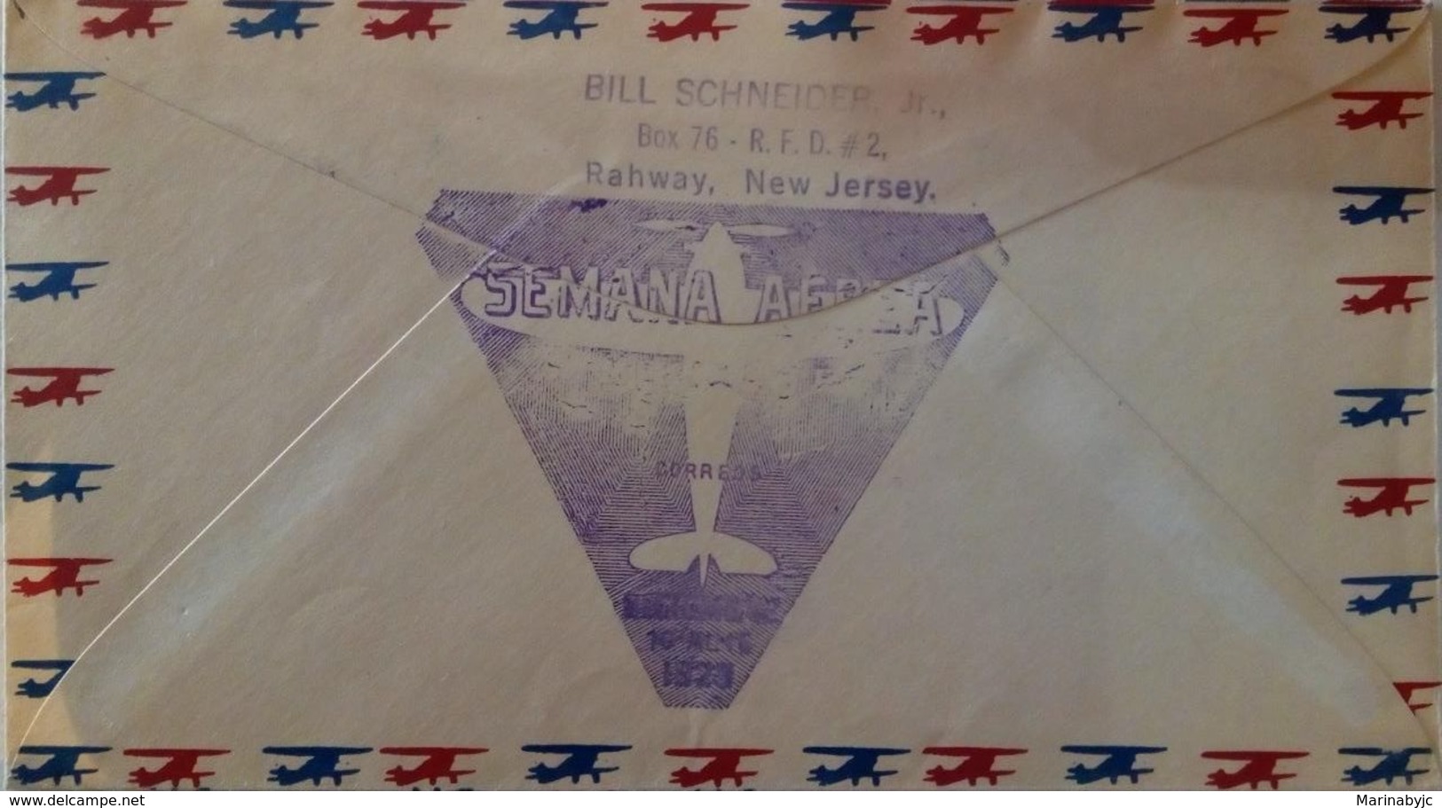 J) 1929 MEXICO, FIRST FLIGHT, AIRPLANE, AIR WEEK, AIRMAIL, CIRCULATED COVER, INTERIOR MAIL WHITIN MEXICO - Mexique