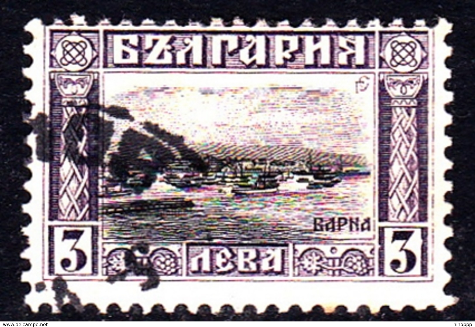 Bulgaria SG 170 1911 Definitives 3l Black And Violet, Used - Gebraucht