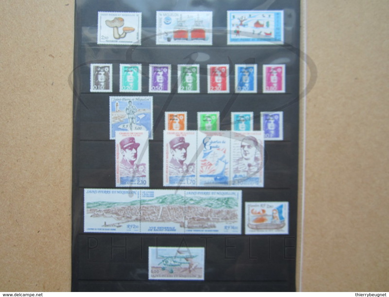 VEND BEAUX TIMBRES DE S.P.M. , ANNEES 1989 + 1990 + P.A. , XX !!! - Années Complètes