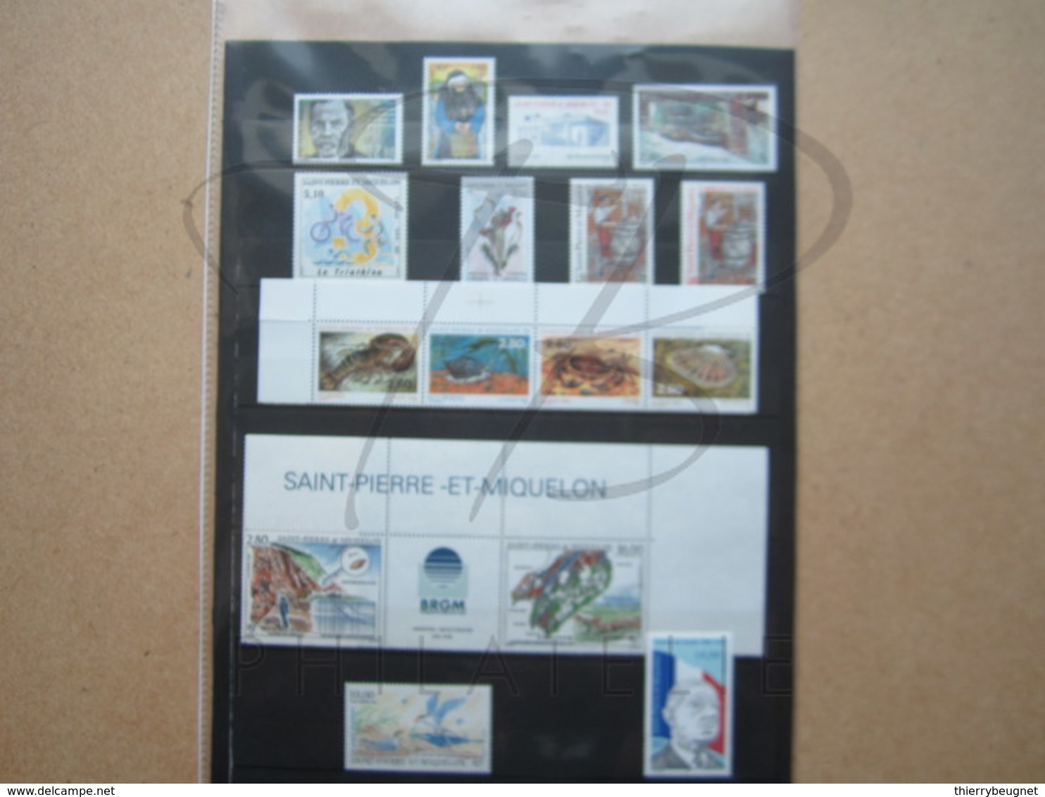 VEND BEAUX TIMBRES DE S.P.M. , ANNEES 1995 + 1996 + P.A. , XX !!! - Années Complètes