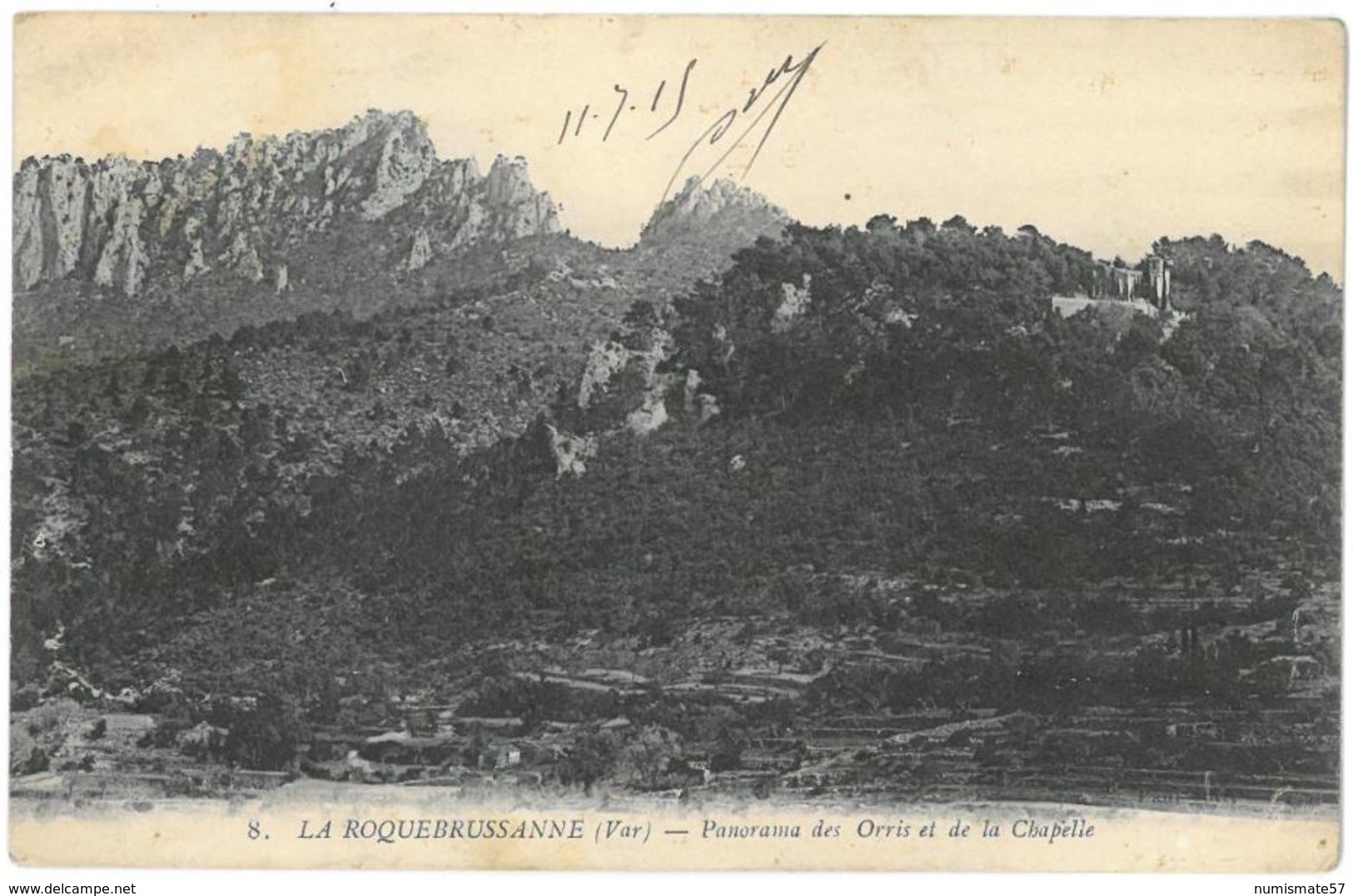 CPA LA ROQUEBRUSSANNE - Panorama Des Orris Et De La Chapelle - La Roquebrussanne
