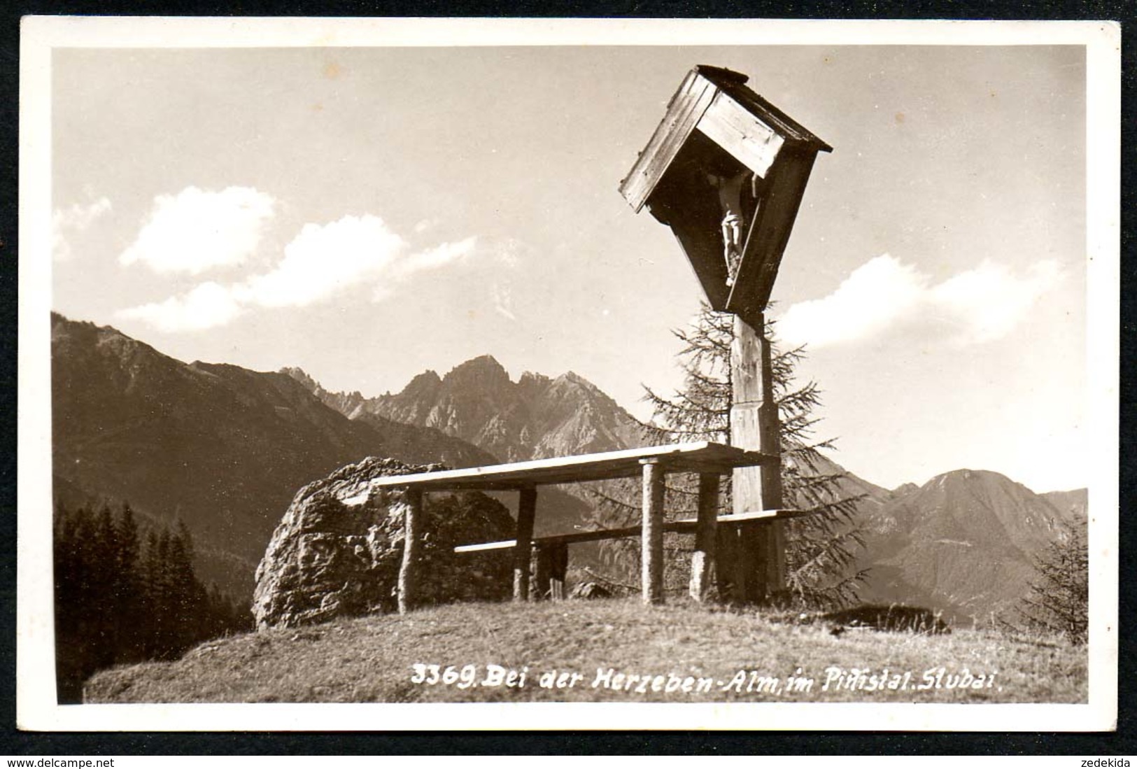 B3931 - Bildstock - Herzeben Alm Im Pinnistal Stubai - Sepp Ritzer & Therese Agnes Kofler Innsbruck - Neustift Im Stubaital