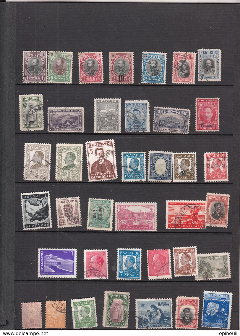 BULGARIE ° LOT DE 39 TIMBRES OBLITERES - Collections, Lots & Series