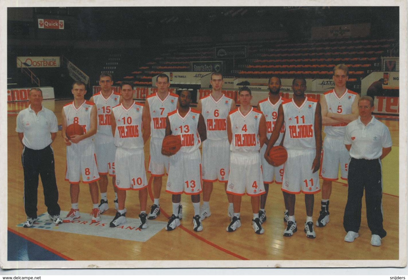 Basketball Club Oostende 2001-2002 - Ongebruikt - Basketbal