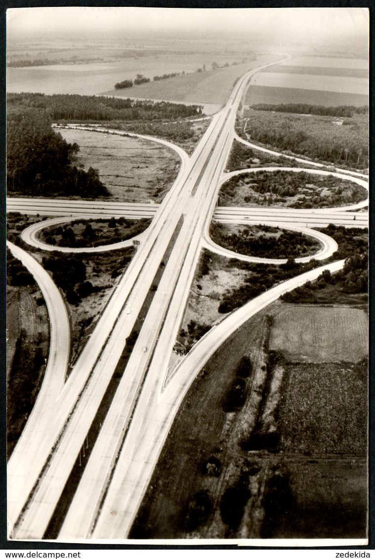 B3945 - Schönefelder Kreuz - Schefeld - Autobahnkreuz Autobahn - Luftbild Fliegeraufnahme - Schoenefeld